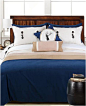 璞栎床品  现代  简约  美式  蓝色  男孩房  样板房床品PCMPL0174