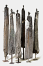 Yolande Biver tall sculpture figures