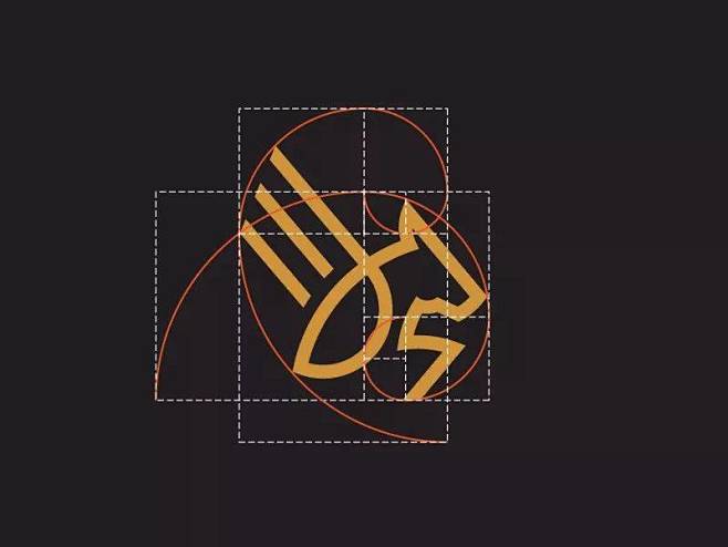 黄金比例LOGO制图和普通标准制图的区别