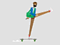 Skaterboarders on Behance