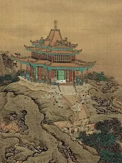 清代界画大师笔下的“阿房宫”有多壮丽？ : 秦代的阿房宫，是秦始皇统一六国后为自己修建的宫殿，与秦长城、秦始皇陵、秦直道被称为“秦朝四大工程”。“阿”在古代是指山下弯曲的意思，“房”是“庞”的通假字，意为庞大。就是指在山下弯曲的地方建造庞大