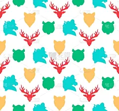 野生动物,四方连续纹样,自然,动物园,图像,猫,壁纸,狮子,设计,装饰