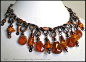 Amber and Agate Necklace by blackcurrantjewelry@北坤人素材