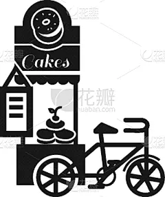 蛋糕,货亭,街道,高雅,极简构图,计算机图标,饮料,商务,热,菜单