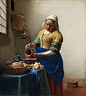 The Milkmaid, c.1660 - Johannes Vermeer - WikiArt.org : ‘The Milkmaid’ was created in c.1660 by Johannes Vermeer in Baroque style. Find more prominent pieces of genre painting at Wikiart.org – best visual art database.