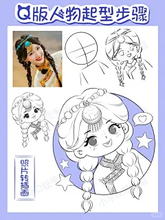 小半Q版手绘 • 小红书 / Xiaohongshu