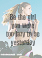 be the girl