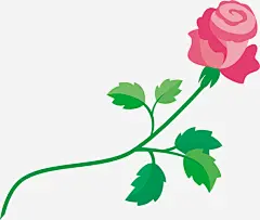 玫瑰花月季花矢量图高清素材 免抠PNG 卡通手绘 春季相关 月季花 玫瑰花 红花 绿叶 矢量图 免抠png 设计图片 免费下载