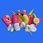 3D Heads on Behance
