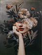 Floral collages - Image 7 of 6