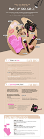 MAKE-UP TOOL GUIDE : BEAUTY GUIDE