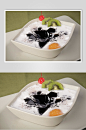 猕猴桃仙草西米露甜品图片