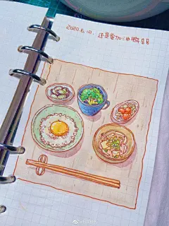 晚安
#啊璐日常#钢笔淡彩超话#水彩##手帐##插画# ​​​​