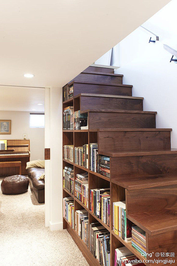 Book shelf stairs，充分...