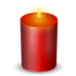 红色的蜡烛图标 iconpng.com