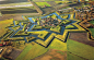 Fort Bourtange in Groningen, Netherlands