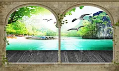 惊人的3D自然背景和壁纸