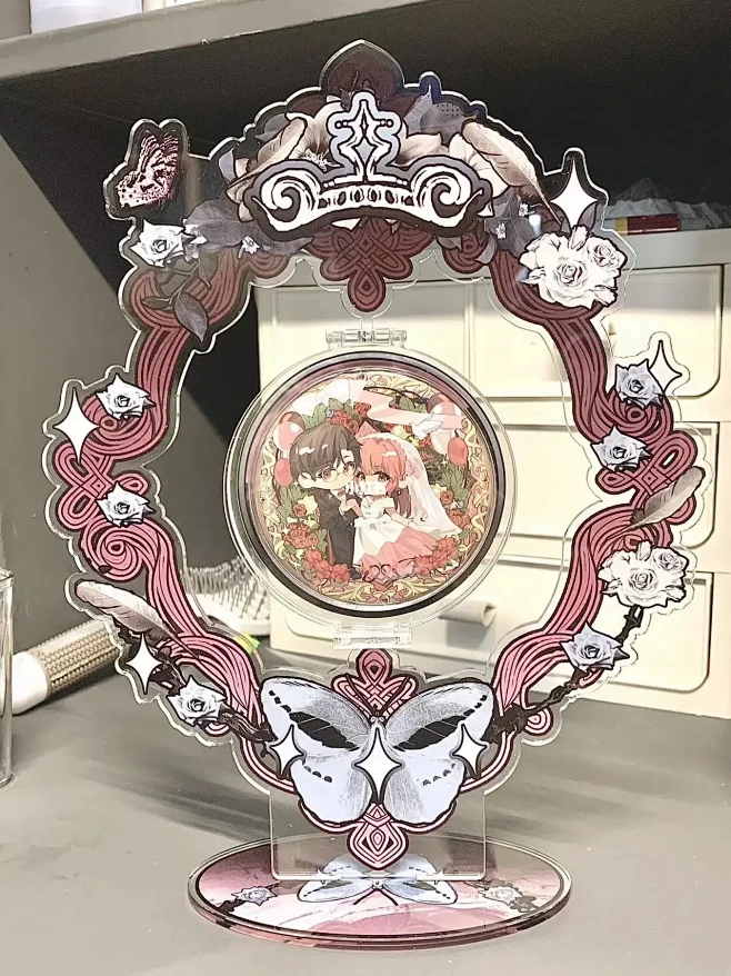 客单返图 | 谷美旋转吧唧立牌