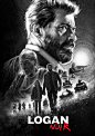 Logan Noir : Alternative Movie Poster inspired by Logan 'Noir Edition'.