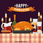 thanksgiving-dinner-background-with-candles_23-2147703266.jpg (626×626)