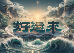 蓝火创意素材库采集到AI造图