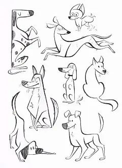 零基础学画画：2000个简笔画，快来收藏 : 很多人都不知道如何学画画今天专门给大家找了一批适合零基础学习的简笔画2000多个动物类型的资料看着临摹就可以学会，收藏学习吧∨∨∨01· 狗的简笔画 · / 02· 狼的简笔画 · / 03· 老虎的简笔画 · / 04· 豹…