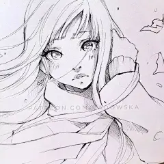 90后美女的二次元漫画如同夏天的清风冬日的暖炉！ : Asia Ladowska来自英国的一位女艺术家出生于1990年她擅长画小清新二次元漫画美少女她的手绘作品由内而外的美，如同燥热夏天拂面而过的清风。你体会到了吗？（图文中主要实用工具：Copic 马克...
