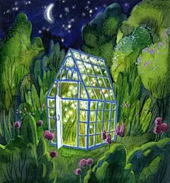 梦幻的童话色彩！俄罗斯插画师Galya Sakovskaya专注于绘画儿童插画作品，她的偶像是宫崎骏与安徒生，两位大师对她的作品产生了很大的影响，她的作品充满梦幻与童话色彩。 ​​​​