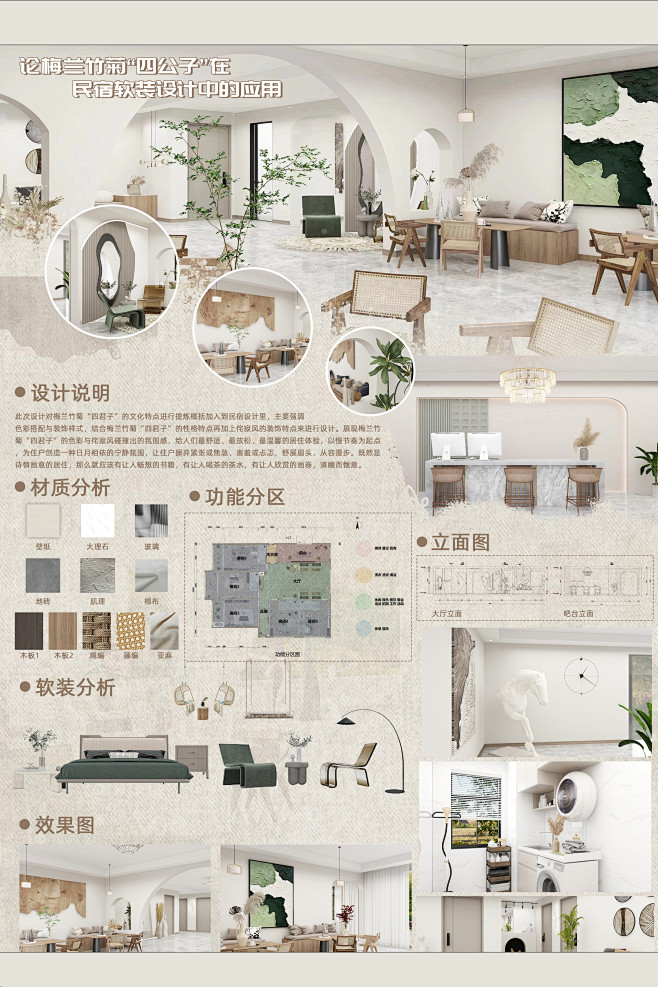 家装平面设计展板
