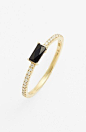Bony Levy Baguette & Diamond Stack Ring (Nordstrom Exclusive) | Nordstrom: 