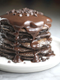 Double Chocolate Pancakes