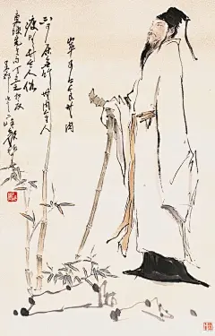 颜梅华——国画人物欣赏   |    
颜梅华，1927年生，号雪庵，斋号琴斋。浙江乐清（江苏苏州、徐州）人，青年时代随颜文梁习西画，后师从吴湖帆、来楚生、江寒汀学中国画。为中国美术家协会会员、上海市文史研究馆馆员。擅历史人物、写意花卉，兼作山水、动物。创作吸收中西画法之长，笔墨精到，形神兼备，潇洒脱俗。曾为北京人民大会堂作画。亦擅书法，晚年攻草书，常作长卷。