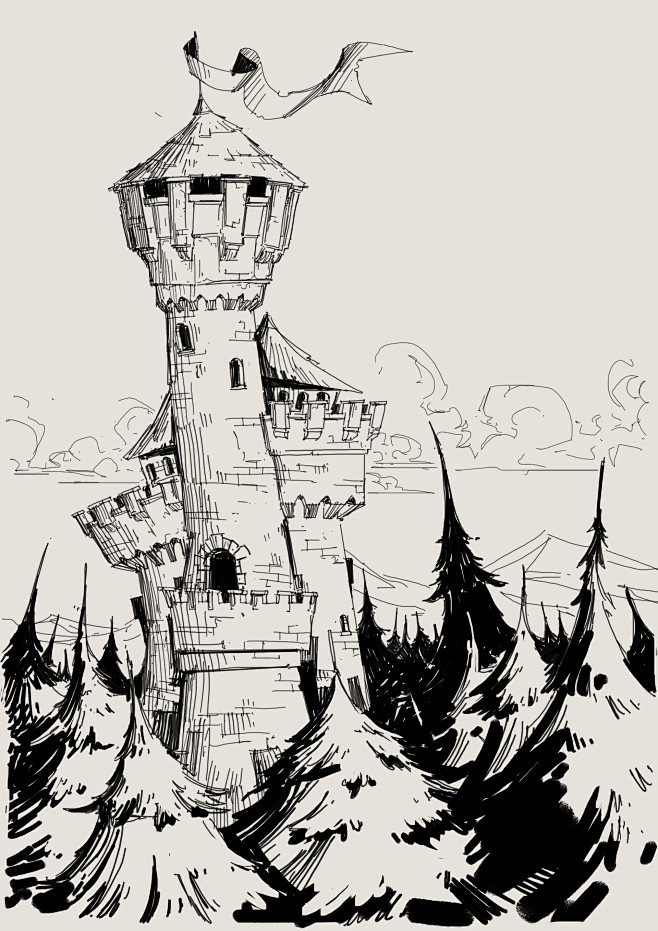Daily Sketch - Tower...