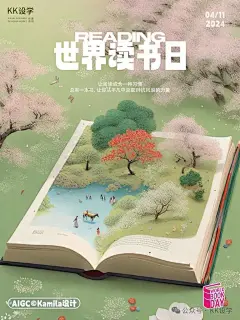 AI创意｜书中小世界2，书中的四季