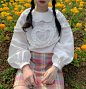 秋款女装爱心褶皱衬衣日系甜美百搭短裙 / choker bunny缎带兔-淘宝网