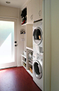 modern laundry room by Klopf Architecture #家居创意#