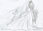 valentino手绘婚纱，美翻了！！！