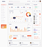 Glazey - Professional Clean Modern Admin Dashboard Template XD