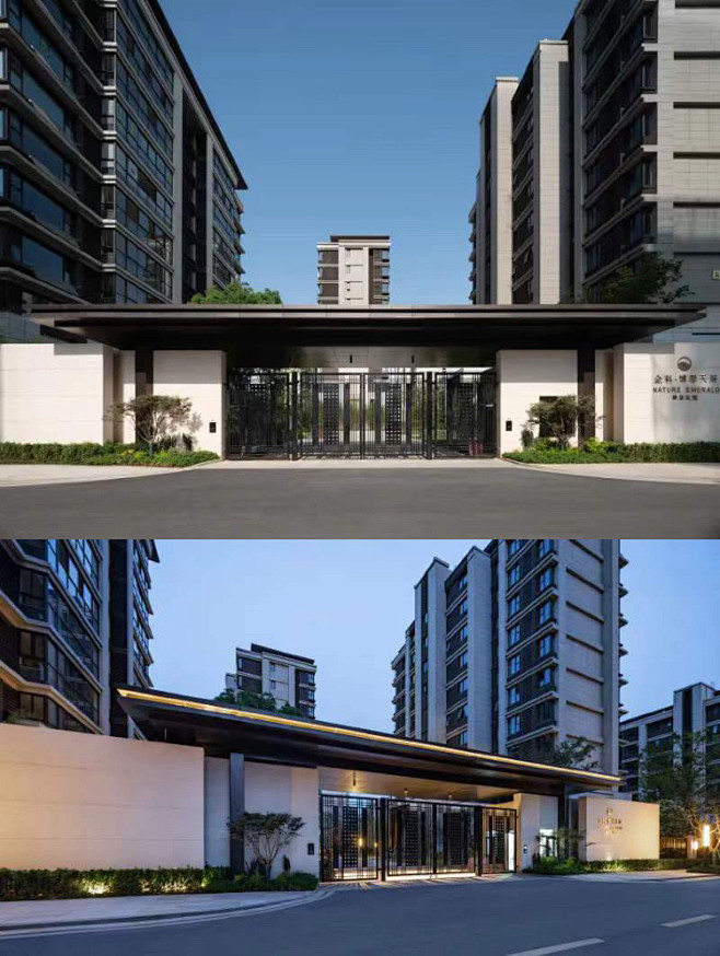 金科 · 博翠天辰大区 长达几十米的市政延展面，打造出项目的尊属感，营造出则繁华，入则静谧安逸的景象。人车分流的设计，为客户归家的安全和静谧 ...
