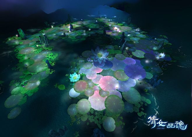 鬼芙蕖【网易《倩女幽魂》原画】
（可用于...