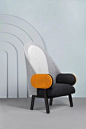 Moon I',an Elegant Contemporary Armchair with a Vintage Twist image 6 #contemporaryfurniture