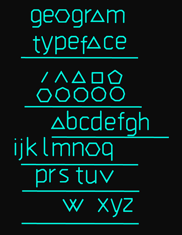 geogram typeface - f...