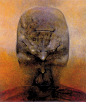 地狱归来的使者——波兰画家兹德齐斯洛.贝克辛斯基(Zdzislaw Beksinski)作品集  5