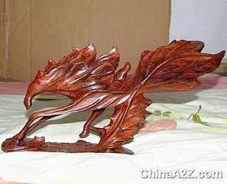 wood carving from Ch...