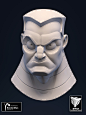 Colossus , Brice Laville Saint-Martin : Hi !

This is a sculpt of Colossus from X-men, i did during my spare time this week end.
This is only Zbrush sculpt without polymodeling and rendered with Pixar's Renderman. 
7H of sculpt and my render time was arou
