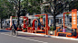 STREET LOOP - 100architects : Street Loop It is a playful urban artifact designed to be placed in the public space beside a circulation space.   It is both, a resting space and a playful street furniture, allowing simultaneous users at the same time to in