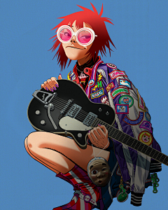 BUQIU不求采集到【画集】Gorillaz