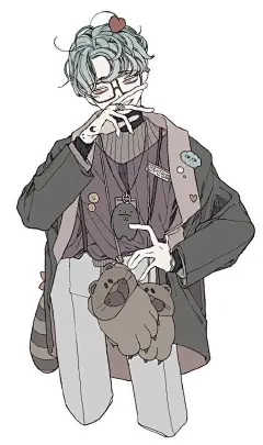 #遇见艺术# 有趣的人物插画，线条干净利落~  \Twi:Mopidona ​​​​