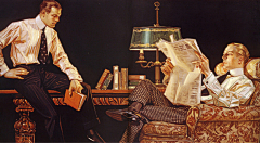 哢哢哢采集到J.C.Leyendecker