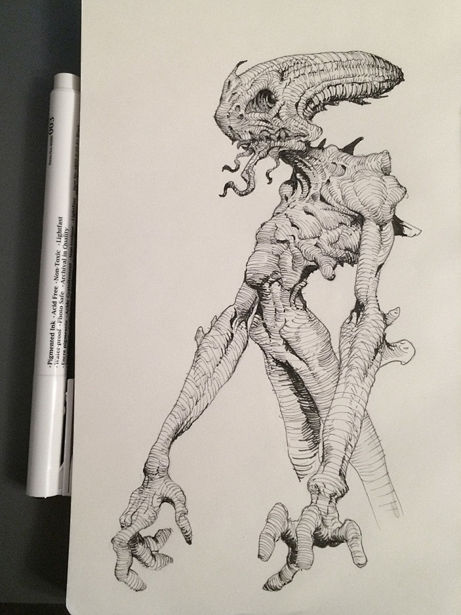 Inktober stuff, Miro...